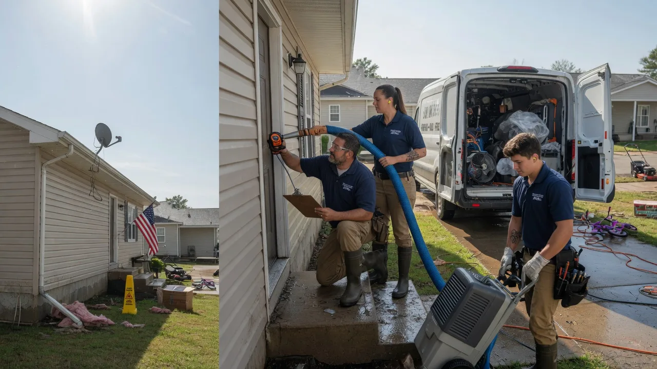 Ceiling Water Damage Restoration in Lake Ozark, MO near me